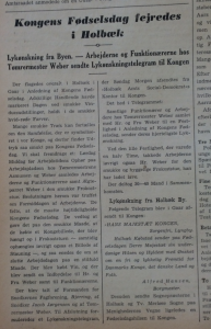 Holbæk Amts Socialdemokrat 27. september 1943.
